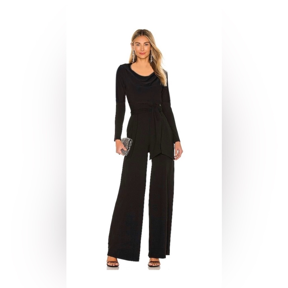 Susana Monaco Black Cowl Neck Jumpsuit